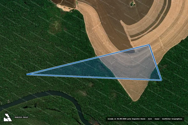 Imagem de satélite de FAZENDA SANTA RITA DE CASSIA - MATR 718 em Marcelândia - MT