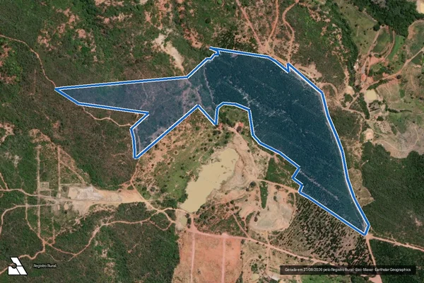Imagem de satélite de Vargem dos Padres - 02 em Turmalina - MG