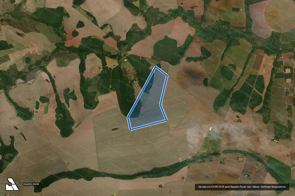 Imagem de satélite de FAZENDA MONTE ALEGRE em Rio Verde - GO