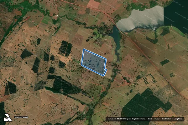 Imagem de satélite de FAZENDA CAÇU lugar denominado FAZENDA NOSSA SENHORA APARECIDA - Parcela 1 em Caçu - GO