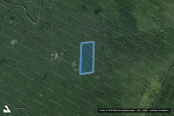 Imagem de satélite de Gleba 6 do Quinhão 119 da 2ª Gleba - PARCELA 2 em Iguape - SP