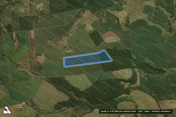 Imagem de satélite de FAZENDA BOA VISTA - Gleba  6 em Cornélio Procópio - PR