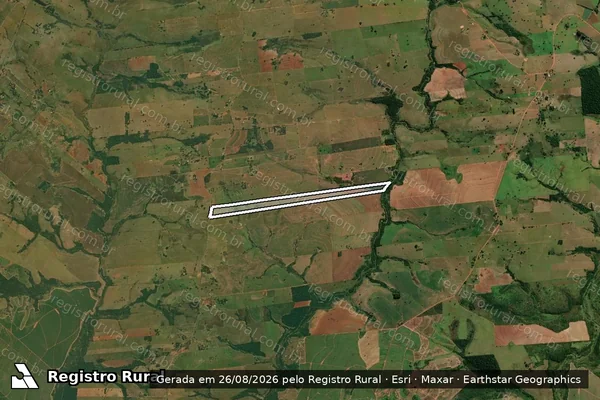 Imagem de satélite de FAZENDA SANTA MARIA - FAZENDA SANTA MARIA em Pirapozinho - SP