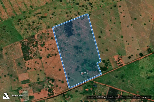 Imagem de satélite de Projeto de Assentamento Montana - 47 em Bataguassu - MS
