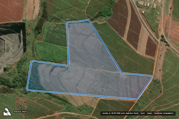 Imagem de satélite de Fazenda São Bernardo - Parte 1 em Capivari - SP