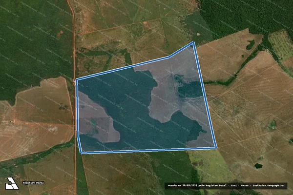 Imagem de satélite de FAZENDA BOA ESPERANÇA em Porto Alegre do Norte - MT