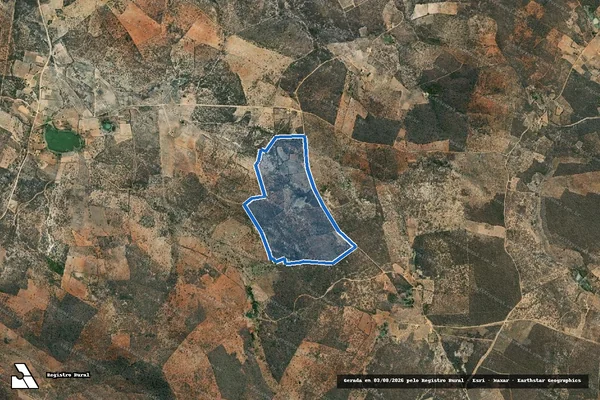 Imagem de satélite de FAZENDA LAJEDÃO - Parte 1 em Brumado - BA