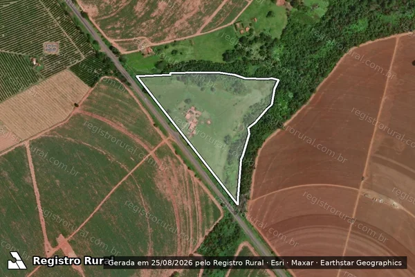 Imagem de satélite de Sitio Citro Estância Vale do Ribeiro - Parte 2 em Olímpia - SP