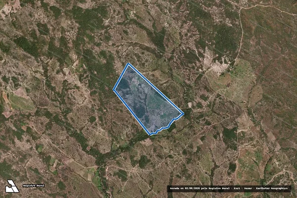 Imagem de satélite de LOTE-56-P. A ATALAIA - LOTE 56 em Monte Alegre de Goiás - GO