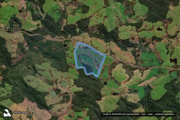 Imagem de satélite de FAZENDA 3 MENINAS - Gleba B em Curitibanos - SC