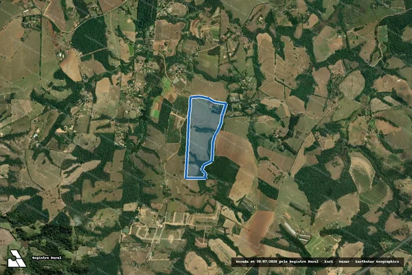 Imagem de satélite de SITIO CAMPINA - Gleba A em Araçoiaba da Serra - SP