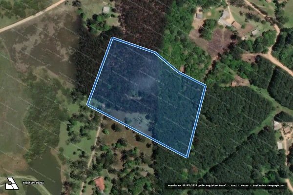 Imagem de satélite de Fazenda Manduri - Mat. 1643 em Mandirituba - PR