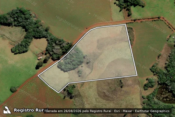 Imagem de satélite de Fazenda Cabaçais II - Gleba A em Curitibanos - SC