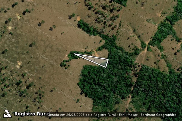 Imagem de satélite de P.A. PORTO ALONSO - Lote 87 - Parte 1 em Porto Acre - AC