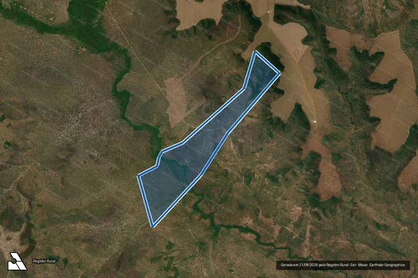Imagem de satélite de FAZ. VEREDA - FAZ. PACIENCIA em Mirador - MA