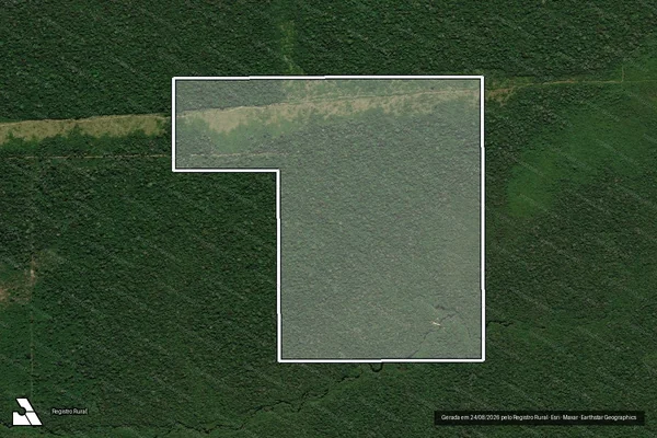 Imagem de satélite de GLEBA ROOSEVELT - Parte 1 em Colniza - MT