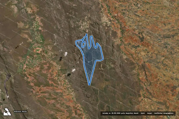 Imagem de satélite de FAZENDA CACHOEIRA - Remanescente em Ibipeba - BA