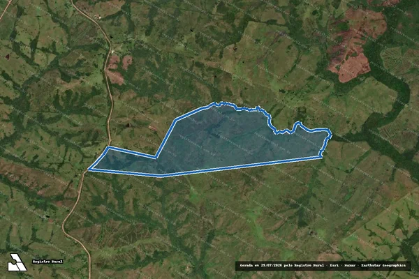 Imagem de satélite de FAZENDA SARANDI - 001 em Herval - RS