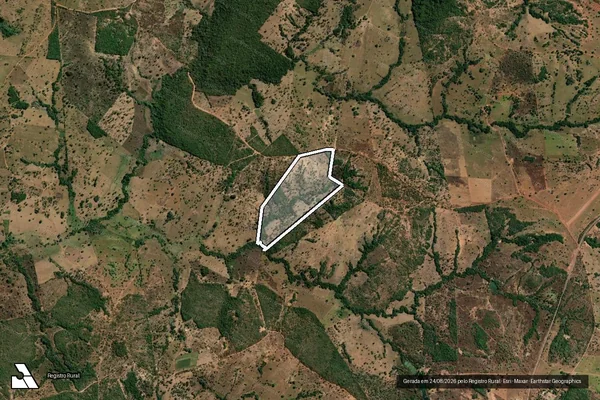 Imagem de satélite de Fazenda Santo Antonio - PARTE 1 em Mara Rosa - GO