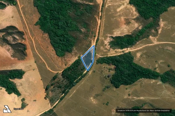 Imagem de satélite de Fazenda Milagre Pasto Lajinha - Parte 3 em Conceição da Barra de Minas - MG
