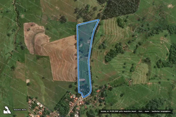 Imagem de satélite de SITIO SANTO ANTONIO em Álvares Machado - SP