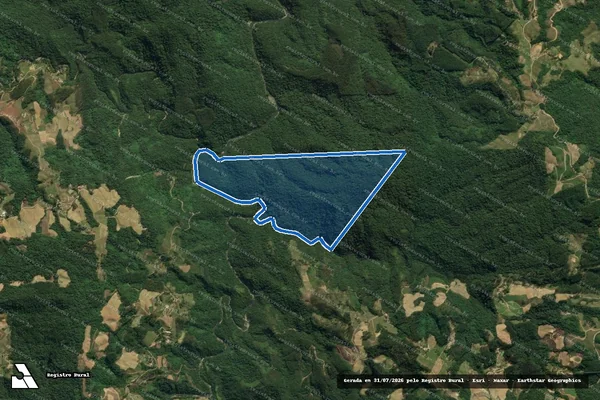 Imagem de satélite de SITÍO THIEME em Ituporanga - SC