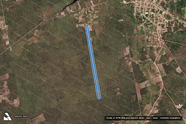 Imagem de satélite de FAZENDA SANTA FÉ ? PARCELA 12D - Parte 1 em Barroquinha - CE