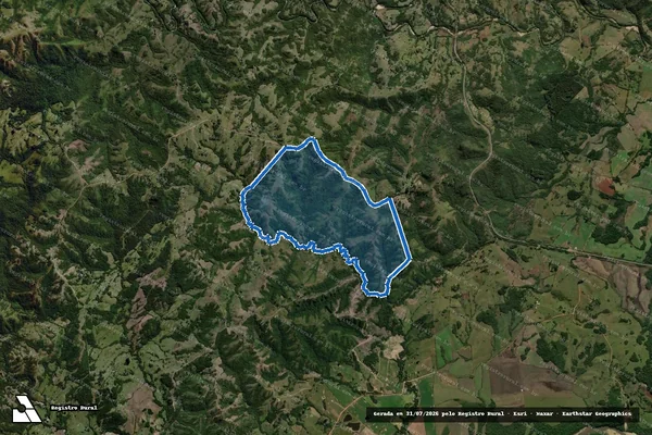 Imagem de satélite de Fazenda São João II - Parte 1 em Santana da Boa Vista - RS