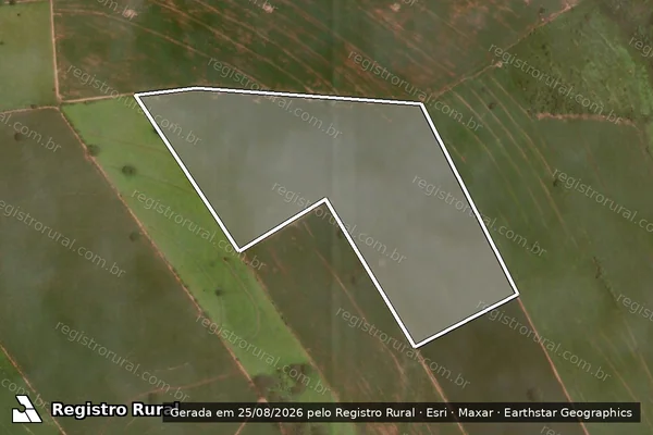 Imagem de satélite de Sítio Água Limpa - Sítio Água Limpa em Araçatuba - SP