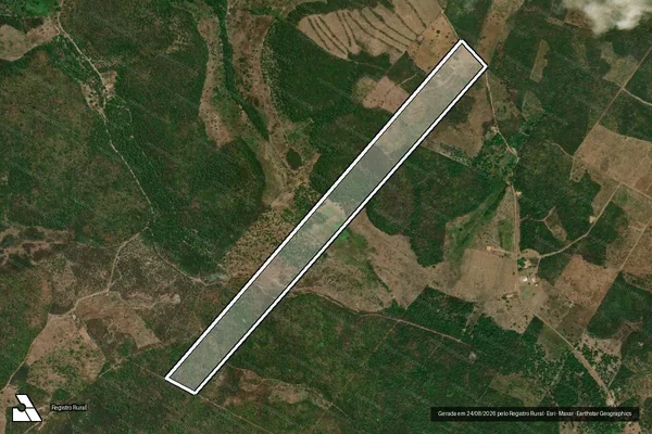 Imagem de satélite de CHÁCARA DA FELICIDADE - CHÁCARA DA FELICIDADE em Santa Quitéria do Maranhão - MA