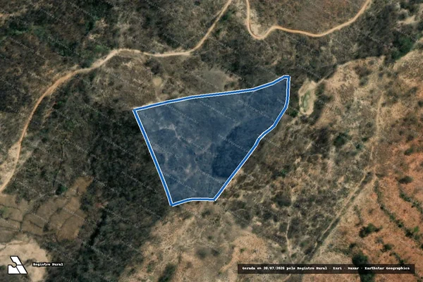 Imagem de satélite de FAZENDA RIBEIRAO DO ALTAR - Parte 1 em Berilo - MG
