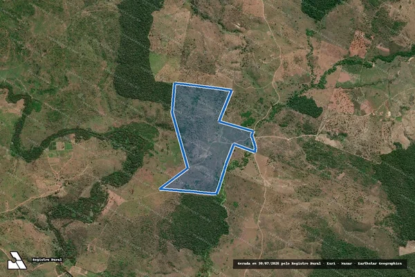 Imagem de satélite de Fazenda Duas Barras - Parcela Única em Itambé - BA