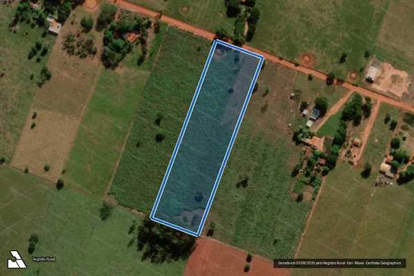 Imagem de satélite de Lote 18 da Quadra 12 do Loteamento Gleba Piravevê - Lote 18 da Quadra 12 do Loteamento Gleba Piravevê em Ivinhema - MS