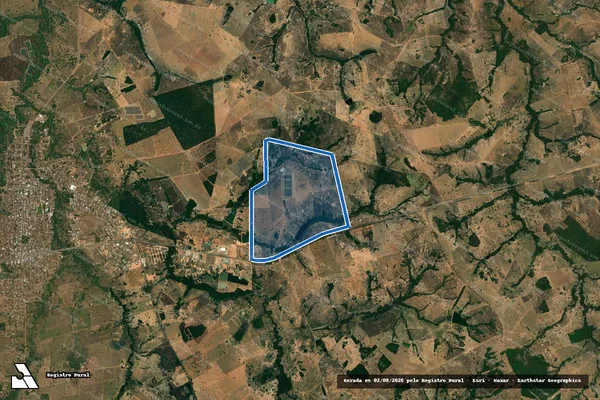 Imagem de satélite de Fazenda Palmeiras em Jussara - GO