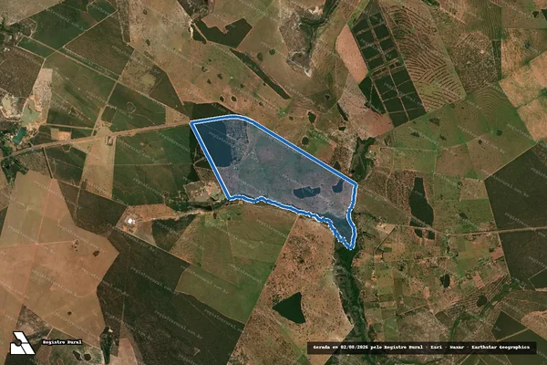 Imagem de satélite de IMPOR BOI AGROPECUÁRIA - GLEBA-02 em Campo Grande - MS
