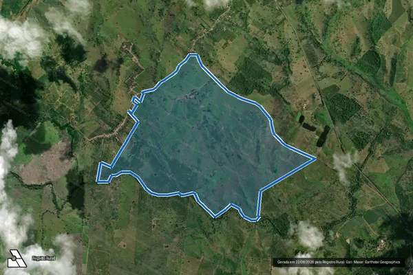 Imagem de satélite de FAZENDA JACARÉ - GLEBA 02 em Arauá - SE