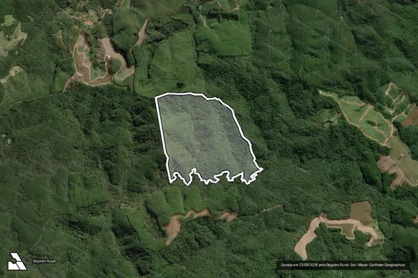 Imagem de satélite de Fazenda Santa Clara II - Parte 1 em Ribeirão Branco - SP