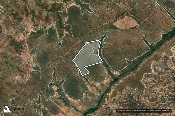 Imagem de satélite de Fazenda Gameleira - Parcela 1 em Urucuia - MG