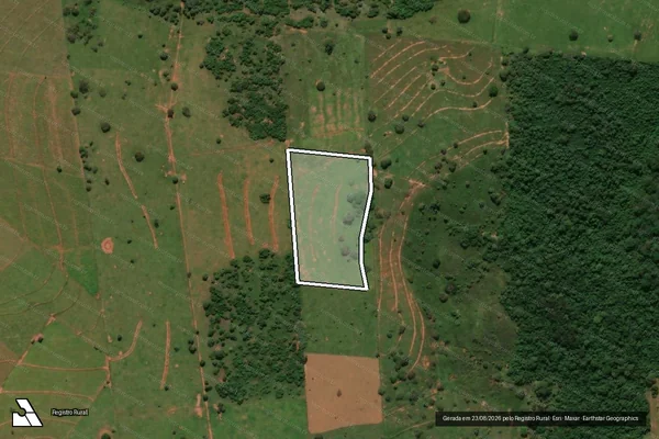 Imagem de satélite de SITIO FERNANDES - Gleba B em Caiuá - SP