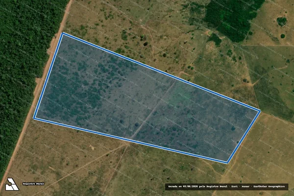 Imagem de satélite de Fazenda Santa Marta - Matricula 2390 em Piçarra - PA