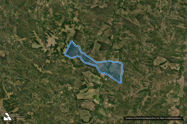 Imagem de satélite de FAZENDA BOA VISTA - Parte 1 em Colinas - MA
