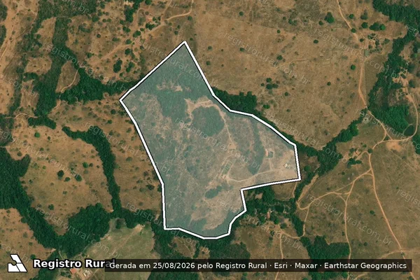 Imagem de satélite de FAZENDA PERIQUITOS/FELIPES - PARTE 2 em Corumbaíba - GO
