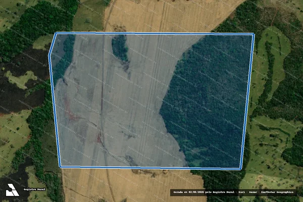 Imagem de satélite de Fazenda Rio Feio/ 02 - 01 em Guia Lopes da Laguna - MS