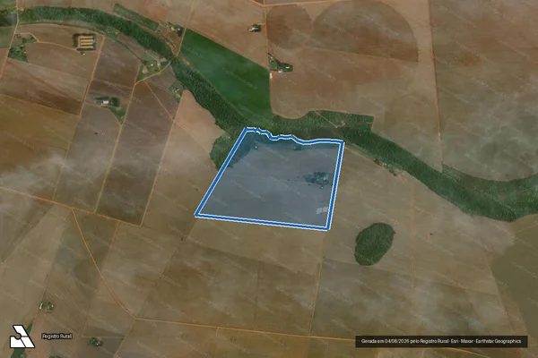 Imagem de satélite de FAZENDA RIO VERDINHO - MONTE ALEGRE - Gleba 01 em Rio Verde - GO