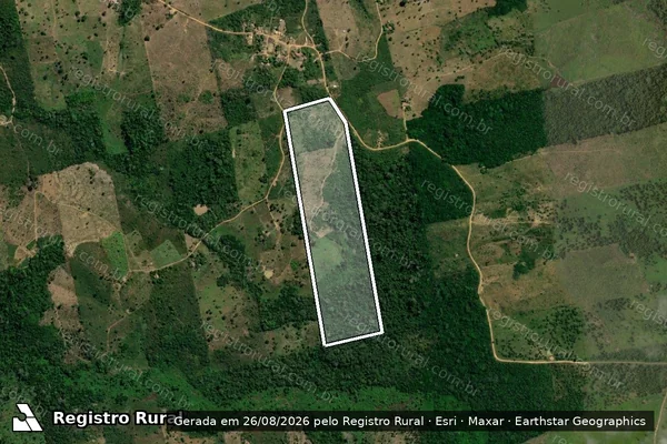 Imagem de satélite de PA. MURAJUBA LOTE 50 - Parte 1 em Marabá - PA
