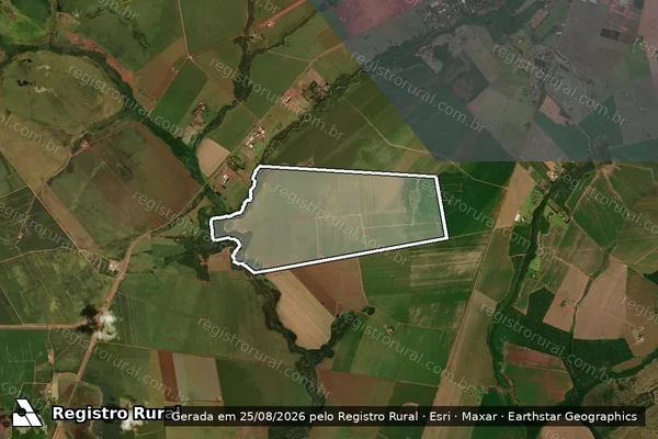 Imagem de satélite de Brahman Center Triunfo - Parte 2 em Campo Grande - MS