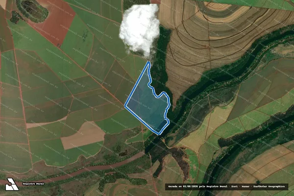 Imagem de satélite de Fazenda Lago Formoso - Gleba E em Jardinópolis - SP