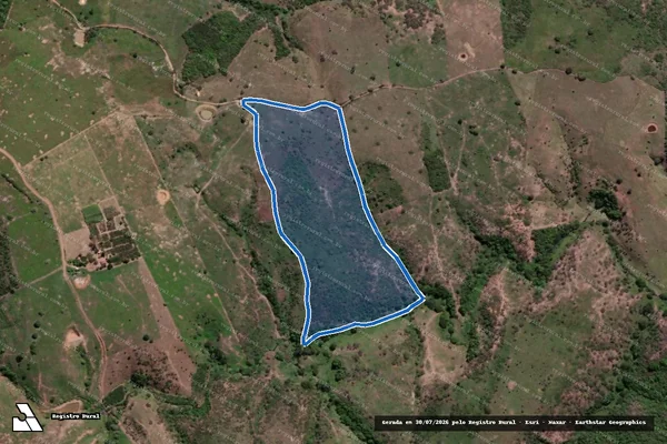 Imagem de satélite de FAZENDA SANGRADOR - Parte 1 em Nossa Senhora das Dores - SE
