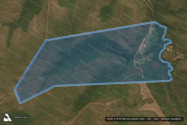 Imagem de satélite de FAZENDA CANAJUBA - FAZENDA CANAJUBA em Lajeado - TO