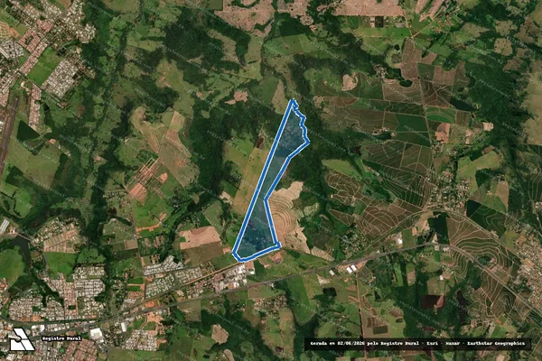 Imagem de satélite de FAZ GLÓRIA - FAZ GLORIA em Marília - SP